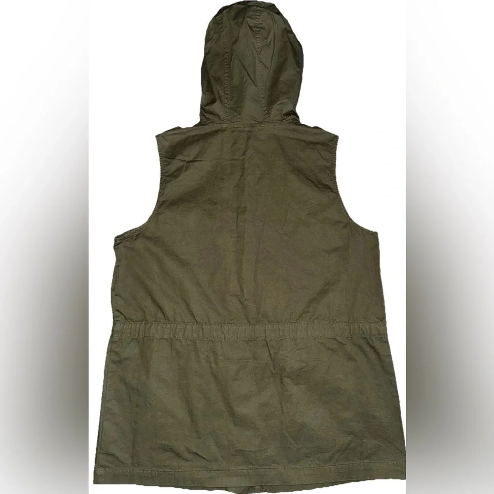 NWT Romeo & Juliet Hooded Cargo Patch Work Khaki Vest Sizes M - Picture 5 of 8